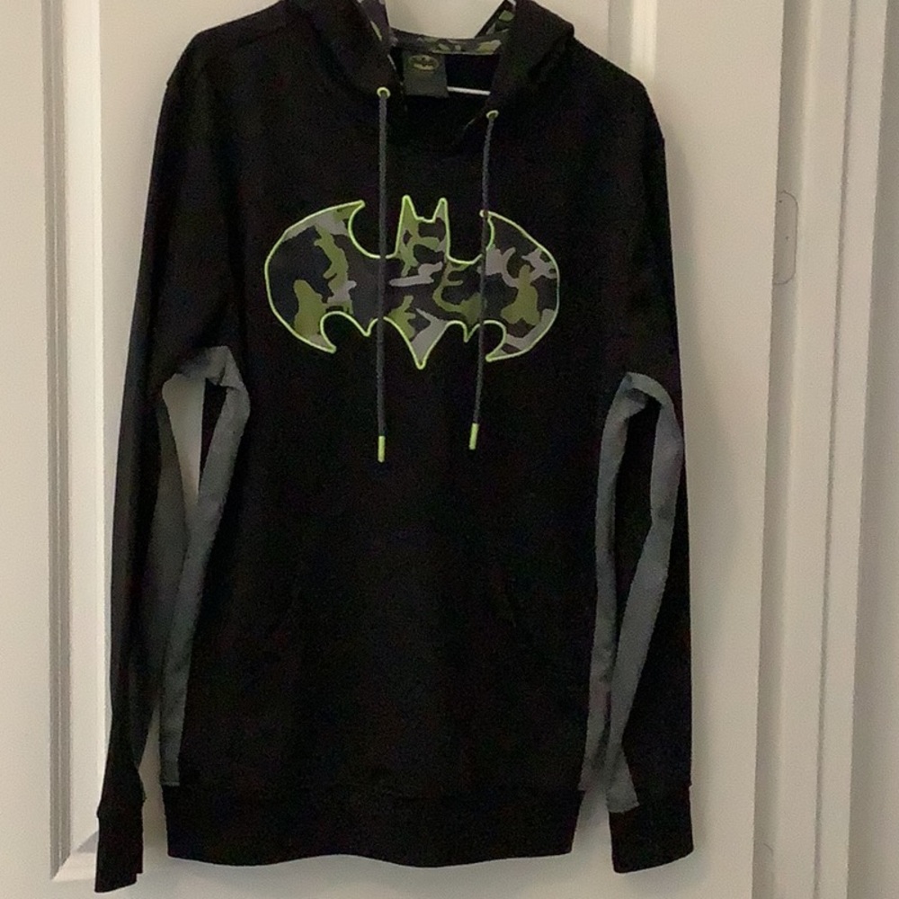 Batman Black and Gray Men's Hoodie Med